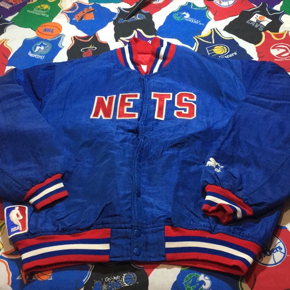 new jersey nets starter jacket